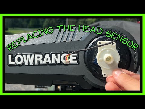 Replacing Lowrance Ghost Head Sensor.