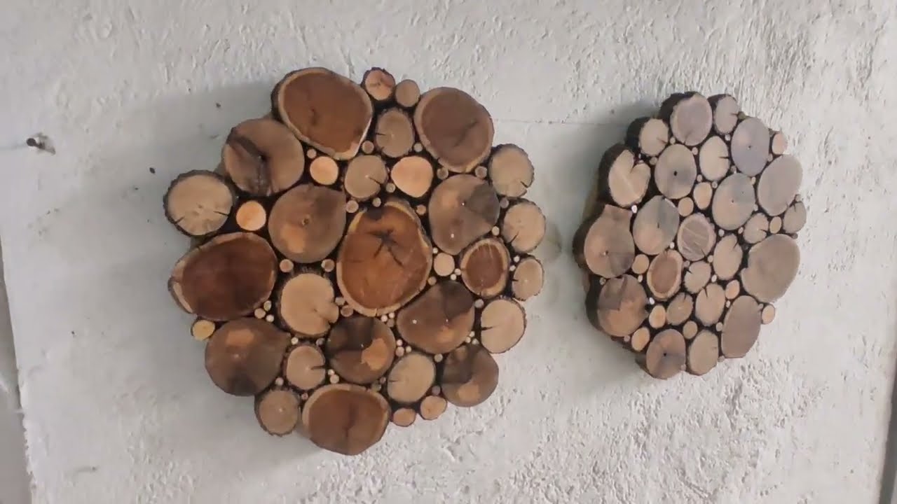 elabore estos cuadros decorativos con madera reciclada / diy decorative pictures with recycled wood