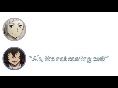 Bungou Stray Radio Miyano Mamoru's Hosoya Imitation