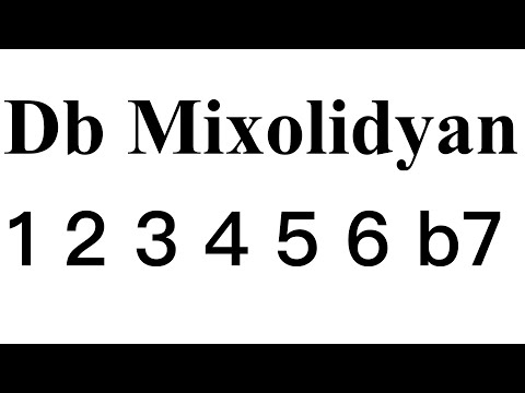 Db Mixolydian Backing Track #LBT02Db