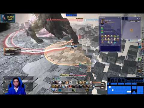 FFXIV PoTD Solo MCH Floor 180 Boss Clear - HIGH PING / JP Data Center - Angelus Demonus