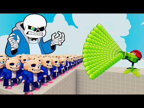 200x SANS + 1x GIANT vs EVERY GOD - Totally Accurate Battle Simulator TABS