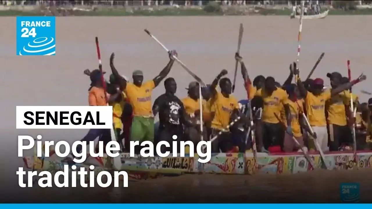 Video: Saint-Louis fishermen race pirogues on Senegal River in annual Guet-Ndar regatta