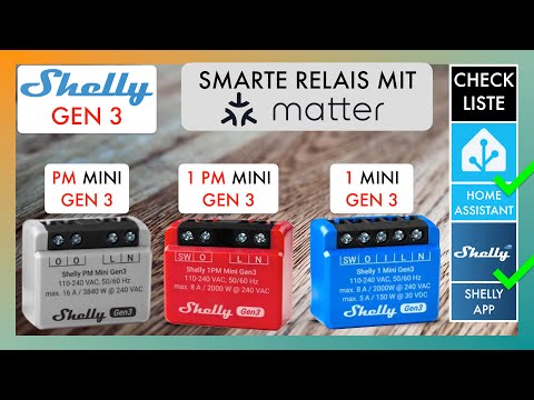 Shelly Gen 3 Review - Shelly 1 Mini, Shelly 1 PM Mini, Shelly PM Mini - Shelly App & Home Assistant