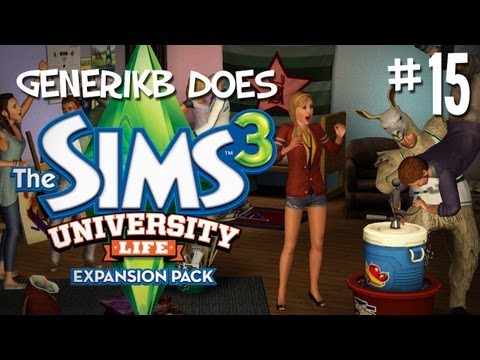 Generikb Does The Sims 3 University Life Ep15 - "Big Girls Need Love Too!"