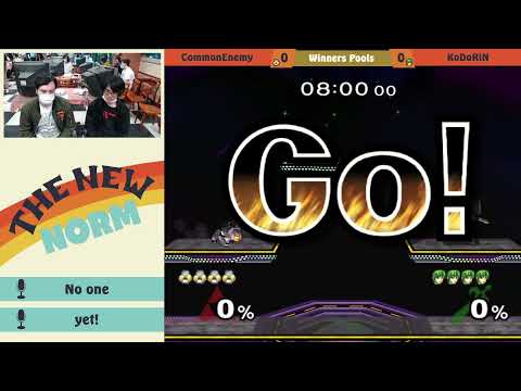 The New Norm #1 - CommonEnemy (Sheik) VS KoDoRiN (Marth) - Winners Round 3 SSBM