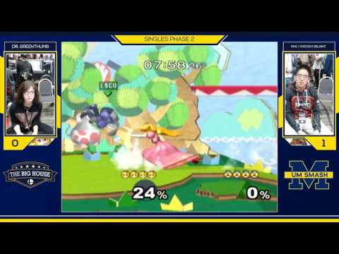 TBH6 SSBM - Dr. Greenthumb (Peach) vs RNG | Swedish Delight (Sheik) - Smash Melee