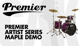 Video thumbnail for Premier Artist Series Maple 4892D (Purple Stain)Premier Artist Series Birch Review Demo by GAK