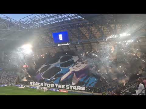 Lech Poznan Tifo vs Red Star Belgrade