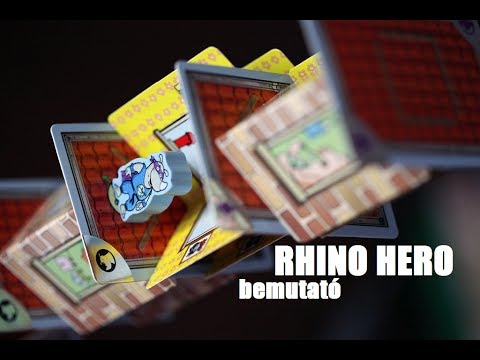 Rhino Hero - társasjáték bemutató - Jatszma.ro