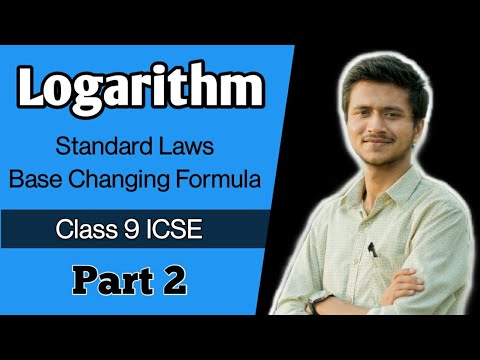 Logarithm | Part2 | Class 9 ICSE | ML AGGARWAL