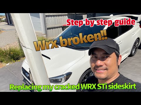 Step by step guide-How to replace 2019 Subaru Wrx STi side skirts
