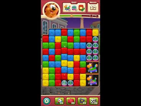 Toon Blast Level 6262 - NO BOOSTERS 🐻🐺🐱 | SKILLGAMING ✔️