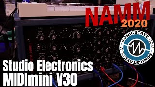 Video thumbnail for NAMM 2020   Studio Electronics MIDIMini V30 by sonicstate