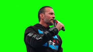 CM Punk "chosen one? who chose you? who? what was his name?" green screen
