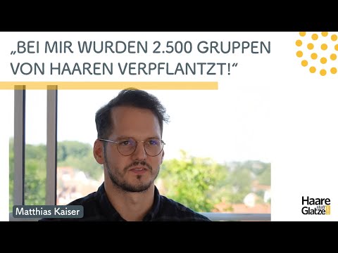 FUE Haatransplantation bei Moser Medical | Hr. Kaiser stellt sein Ergebnis  vor