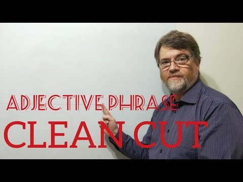 英語家教Nick P形容詞短語（34）Clean Cut。 (English Tutor Nick P Adjective Phrase (34) Clean Cut)