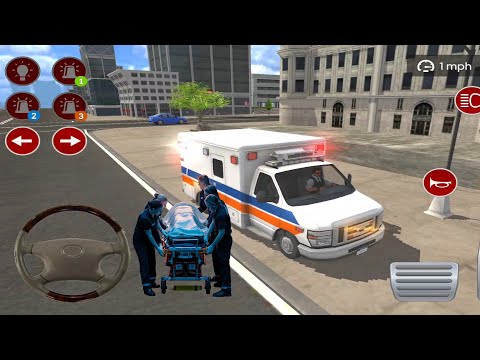 American Ambulance Simulator 🚨 Emergency Ambulance Games Simulator - Android Gameplay #ambulance