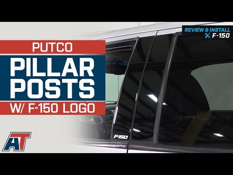 2004-2014 F150 Putco Black Platinum Pillar Posts Classic w F150 Logo SuperCrew Review & Install