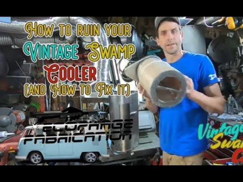 How To Ruin A Vintage Swamp Cooler (and how to fix it) Thermador, SEARS, firestone, all-state, lindy