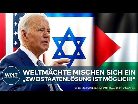 NAHOST-KONFLIKT: "Zweistaatenlösung von außen auferlegen" – USA und EU setzen Israel unter Druck
