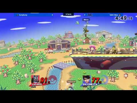 [12/09/17|Sm4sh] WSF: SunnySunny (Lucario) VS SolidMace (Bayonetta)