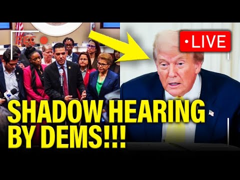 LIVE: DEMS Hold MAJOR SHADOW HEARING on Trump's Conduct