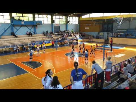 FINALE PRVENSTVA SRBIJE 2016 PIONIRKE OK IMLEK-OK AS BATAJICA TRECI SET