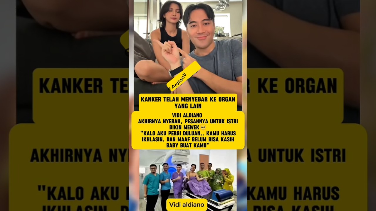 Pesan haru Vidi Aldiano untuk istri nya 🥹#vidialdiano #shortvideo #viralvideo #trending