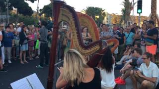 Hommage à la Harpe pour les victimes de l'attentat du 14/07/16 à Nice