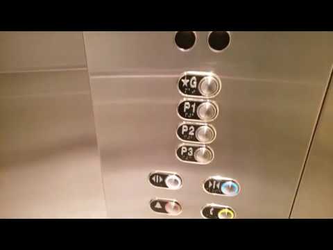 Dover Traditional (mod. by Kone) Hydraulic Elevator at 999 W Hastings St. Parking - Vancouver BC