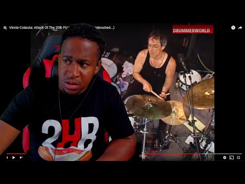 The Great Vinnie Colaiuta: Attack Of The 20lb Pizza Drummer Reaction!