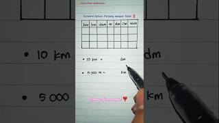 Download lagu Konversi / Mengubah Satuan Panjang dengan Tabel ‼️ mp3