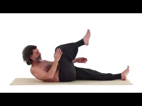 Kopf am Knie, Variante in der Rückenlage - Janu Shirsha Asana