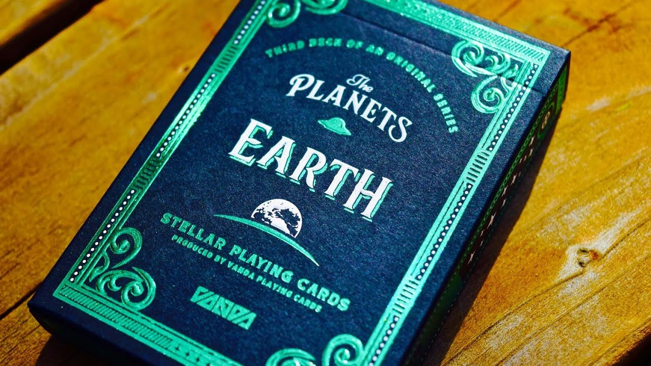 The Planets: Earth playing cards by Vanda #Shorts