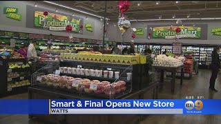 Community Celebrates After New Smart And Final Grocery Store Opens In Watts