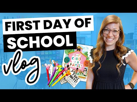 It's the First Day of School! | 4th Grade Teacher VLOG