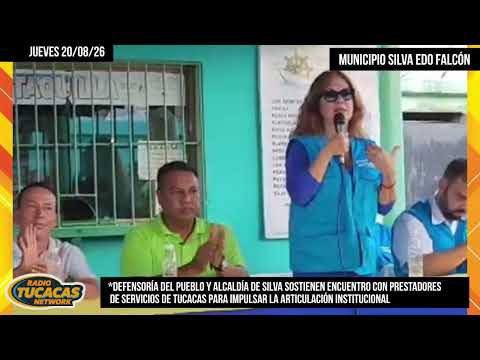 Declaraciones de la defensora del pueblo en el municipio Silva estado Falcón. #20agosto2026