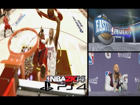 NBA 2K14 PS4 My Career - PLAYOFFS R1G3 vs. Chicago Bulls | Pressure is On!