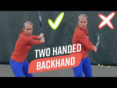 Spinshot Tennis Training Guide - Two Handed Backhand Take Back