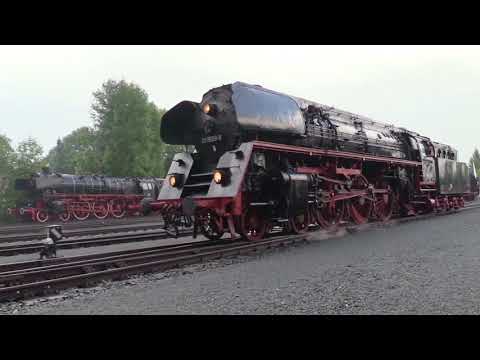 Die legendäre Baureihe 01 unter "Volldampf" Teil 2
