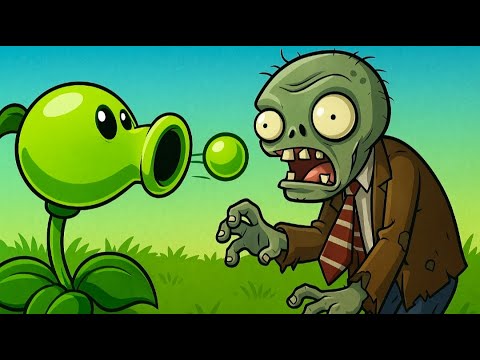 Ultimate Rooftop Showdown! 🌻⚔️ Zombies vs Plants Battle