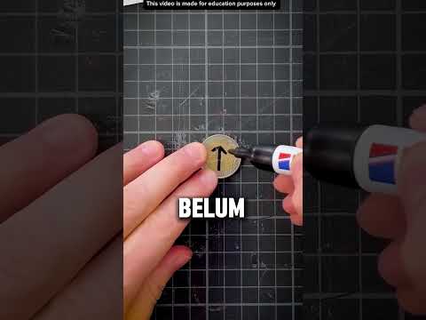 MENGGAMBAR PAKAI KOIN PUTAR❗️#videoviral #seni #menggambar