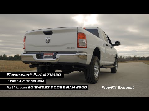 Flowmaster FlowFX Dual-Exit Rear Exhaust System for 2014-2023 RAM 2500/3500 6.4L HEMI (718130)