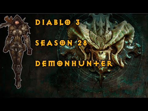 Leveling to 70 Demon Hunter Season 28 Diablo 3