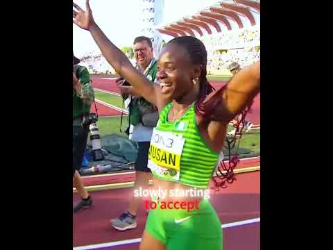 Tobi Amusan broke the world record against all odds.