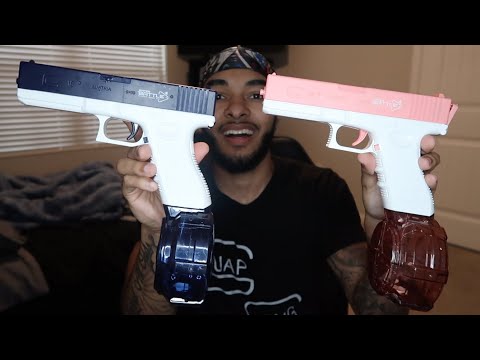 Unboxing Glock Water Gun 🔫💦
