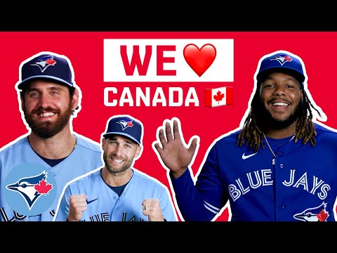 The Toronto Blue Jays tell you how much they love playing for Canada's Team!