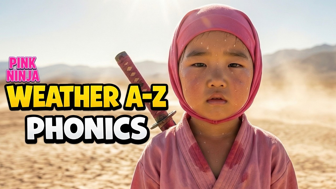 Weather Phonics A–Z | Pink NinJa Weather Vocabulary Chant