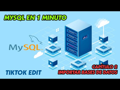 MySQL en 1 minuto - Importar bases de datos en PHPMyAdmin - Capítulo 2